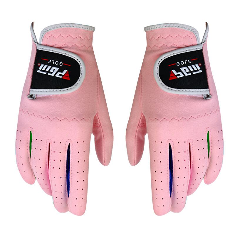 PGM兒童高爾夫手套 粉色款，16號，運動場館服務新選擇